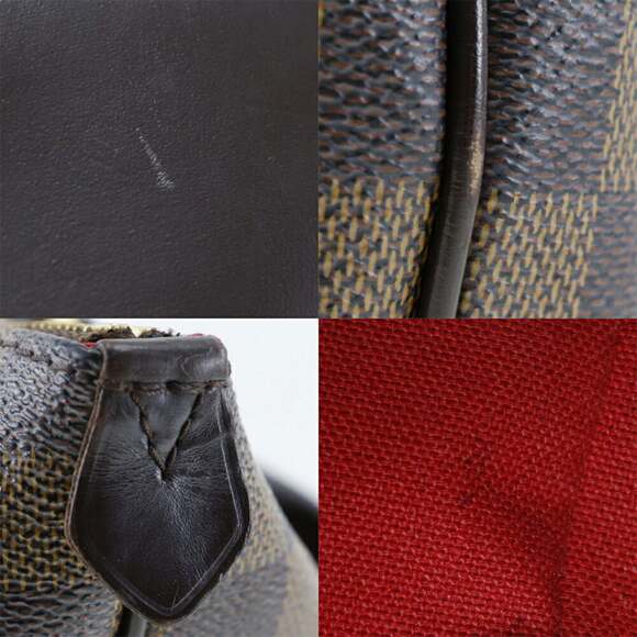 LOUIS VUITTON Authentic Brown Damier Canvas Shoulder Bag - Picture 8 of 10